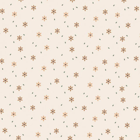 Tissu en coton « Starflower Naturel » 65cm