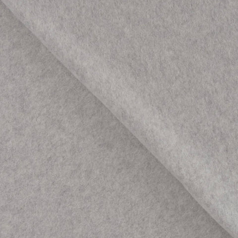 Bio Baumwollfleece GOTS "Mid Grey melange”