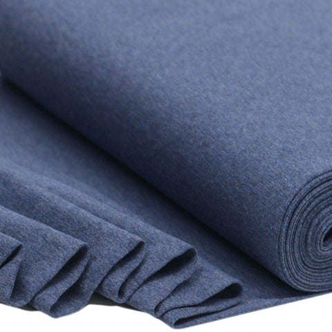 Bündchen melange “Dunkles Jeans"