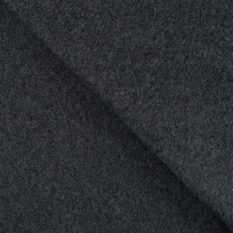 Bio Baumwollfleece GOTS "Dark Grey melange”