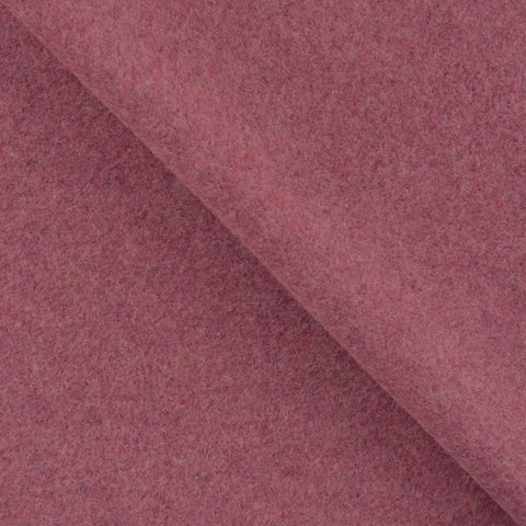 Bio Baumwollfleece “Bordeaux melange”