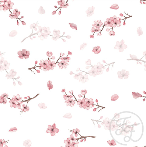 Family Fabrics / Baby Rib 260g „Pink Blossom“