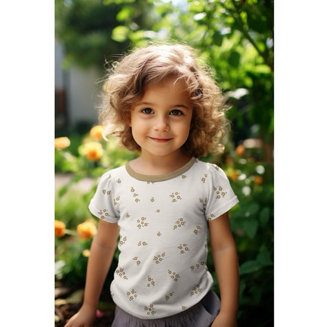 Rib Jersey GOTS „Flower Family“