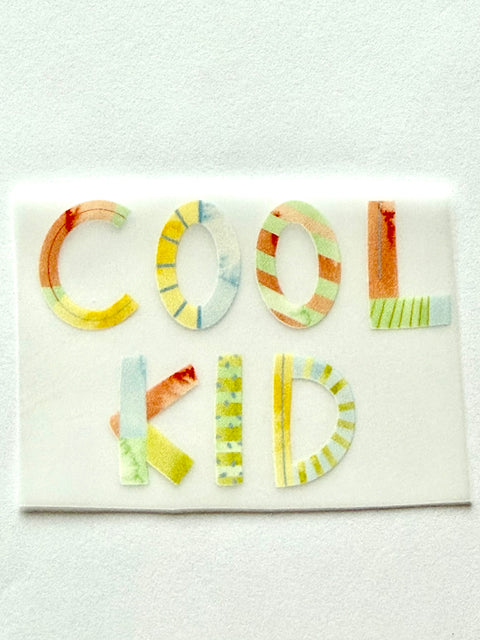 Bügelbild COOL KID