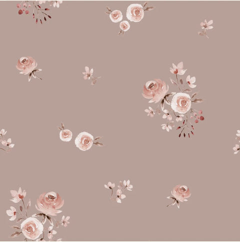 Family Fabrics / Jersey „Little Rose Frieda Light Brown“
