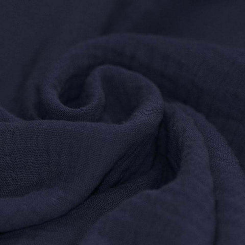 Musselin/Double Gauze “Marine blue“