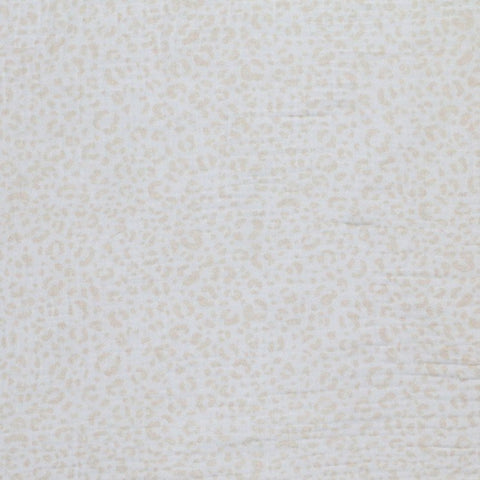 Musselin/Double Gauze „Leopard Blush Beige“