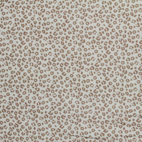 Mousseline/Double Gaze « Beige Léopard »