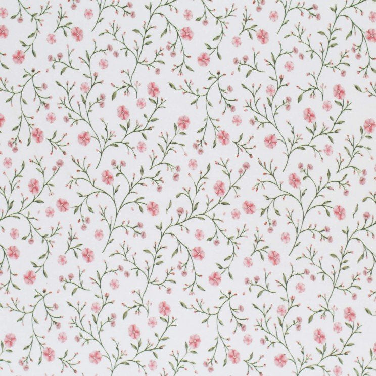Jersey "Zarte Blumen Nude Rosa“