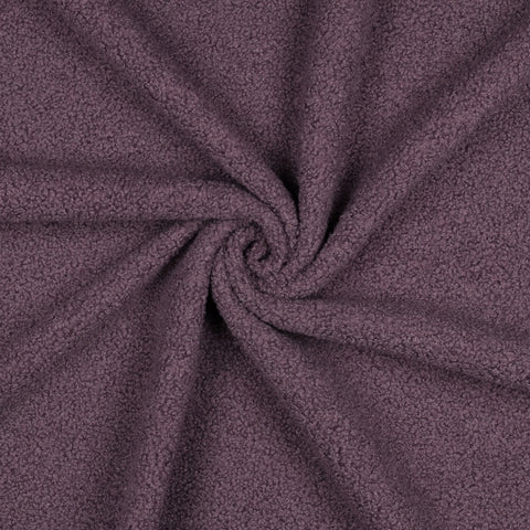 Teddy Fleece Premium “Dunkel Violett“