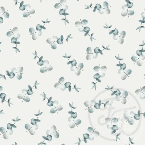 Family Fabrics / Baby Rib 260g „Eucalyptus green“