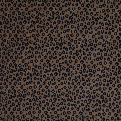 Rib Jersey „Leopard Braun“