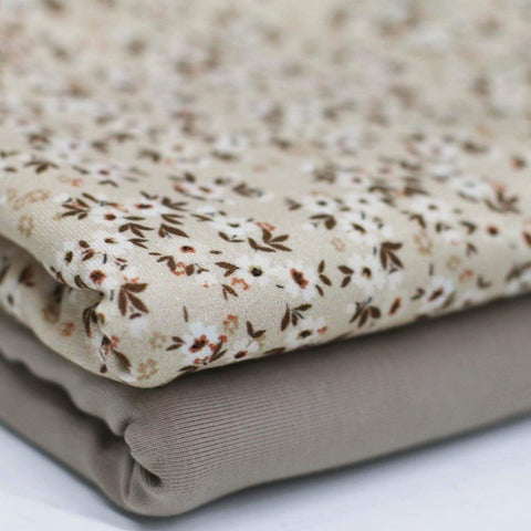 Jersey "Flower Bomb Beige“