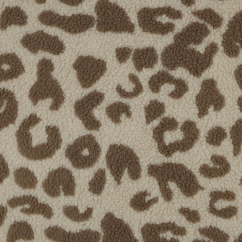 Teddy Jacquard Animal Print „Taupe“