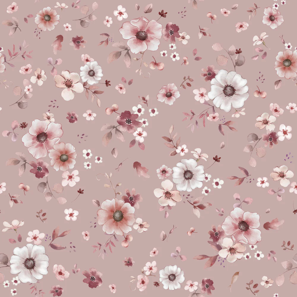 Family Fabrics / Jersey „Floral Lena Red Rose“