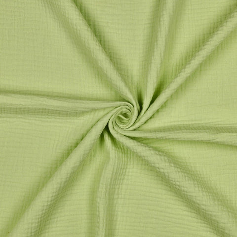 Musselin/Double Gauze “Soft Grün“ GOTS