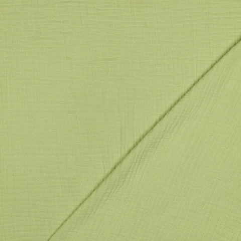 Musselin/Double Gauze “Soft Grün“ GOTS