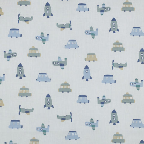 Fine Cotton Poplin „Vehicles“