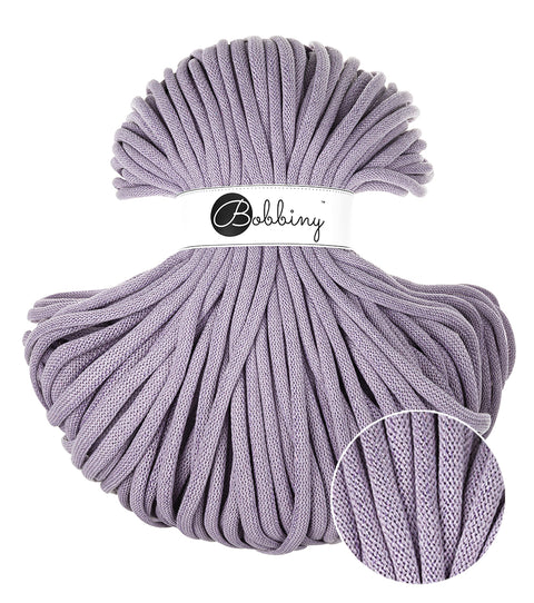 Unicolor Lavender / Flechtkordel 9MM 100M