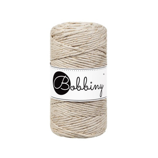 Golden Beige / MAKRAMEE-KORDEL 3MM 100M