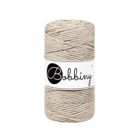 Golden Beige / MAKRAMEE-KORDEL 3MM 100M