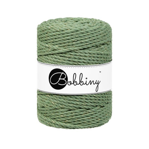 Golden Eucalyptus Green / MAKRAMEE-SCHNÜRE 3PLY 5MM 100M