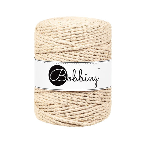 Golden Natural / MACRAMEE CORD 3PLY 5MM 100M