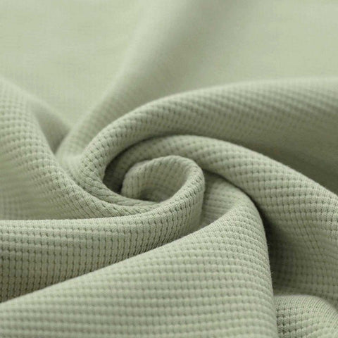 Waffle Knit Jersey “Dusty Green”