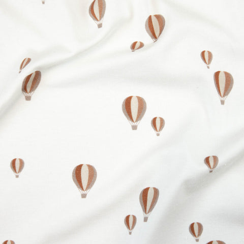 BloomeFabrics / Jersey "Ballons Zimt“