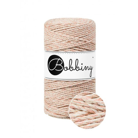 Peach Shake / MAKRAMEE-SCHNÜRE 3PLY 3MM 100M