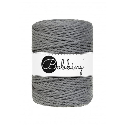 Stone Gray / MACRAME CORD 3PLY 5MM 100M