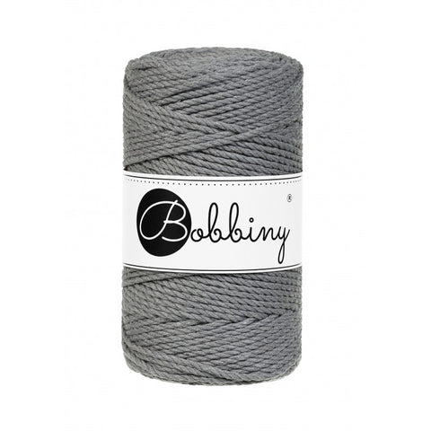Stone Grey / MAKRAMEE-SCHNÜRE 3PLY 3MM 100M