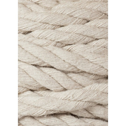 Beige / MACRAME CORD 3PLY 9MM 30M