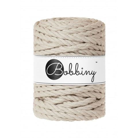 Beige / MACRAME CORD 3PLY 9MM 30M