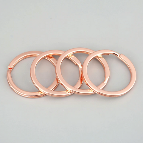 Schlüsselring Rosegold
