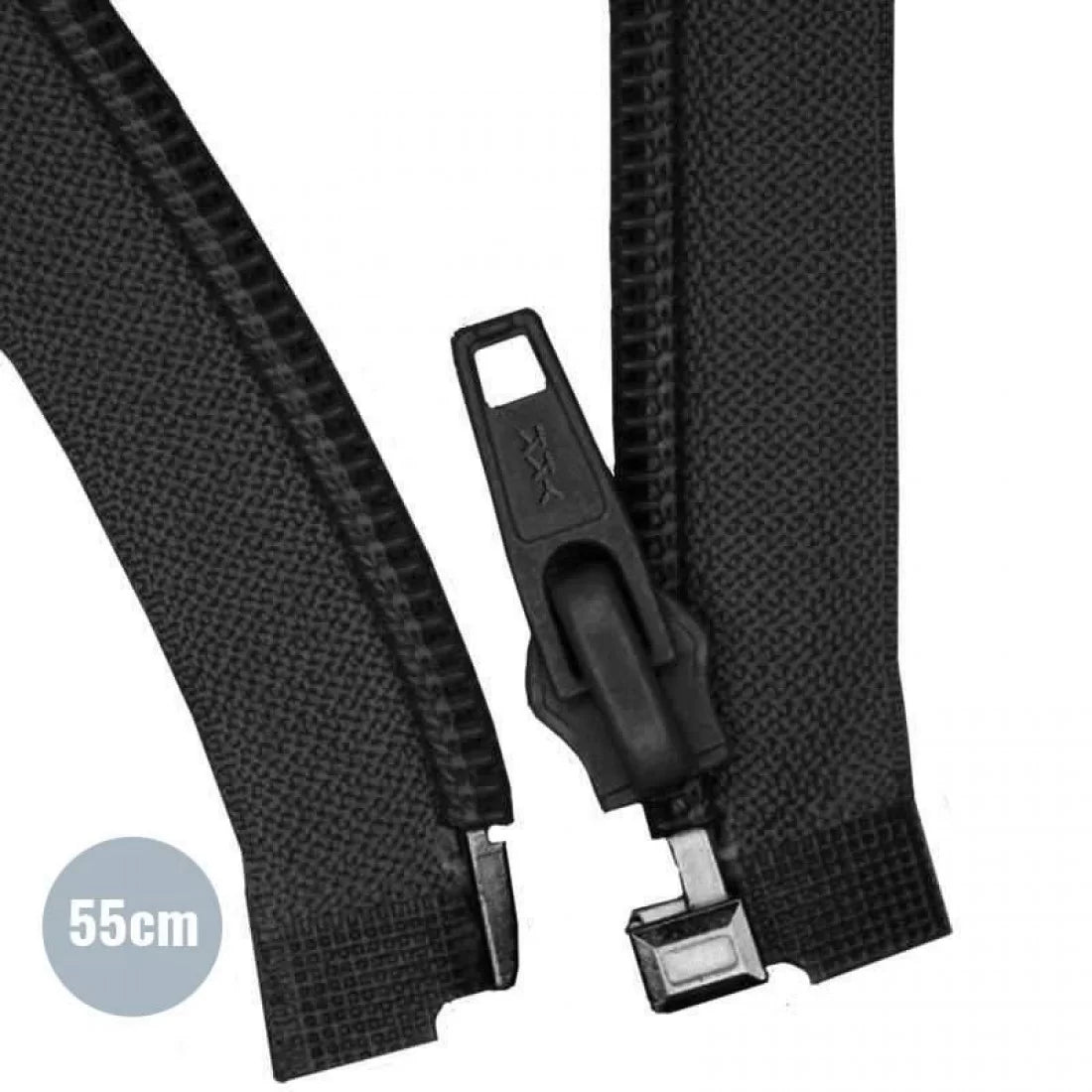 Fermeture Eclair® nylon zip séparable - Noir - 54 cm Fermeture Eclair® nylon zip séparable - Noir - 54 cm