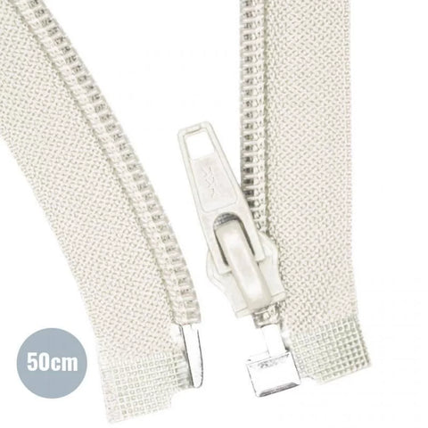 Zipper YKK divisible 50cm “Ecru”