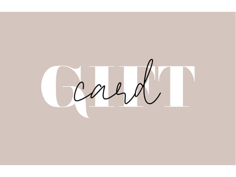Chèque cadeau / montant au choix