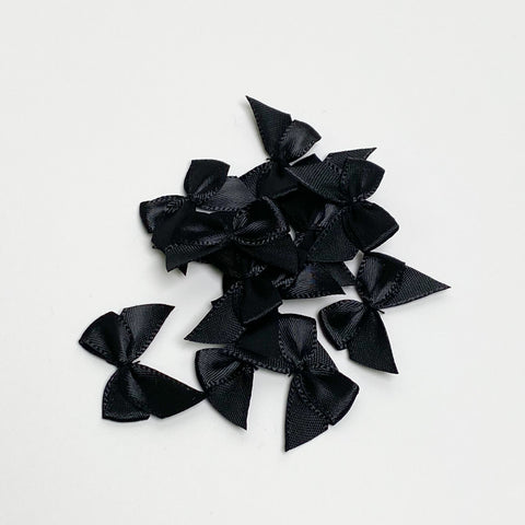 Noeud satin "Noir"