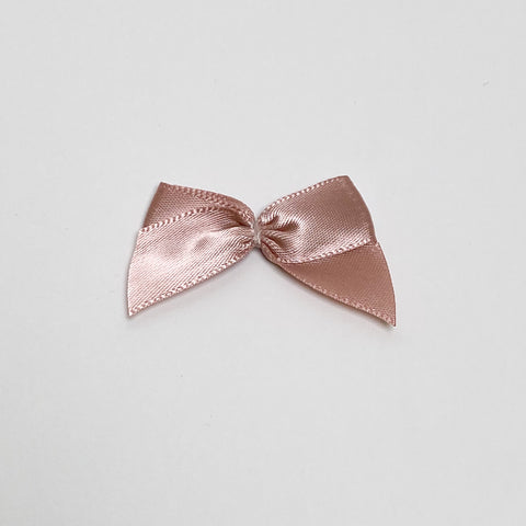 Noeud satin "vieux rose"
