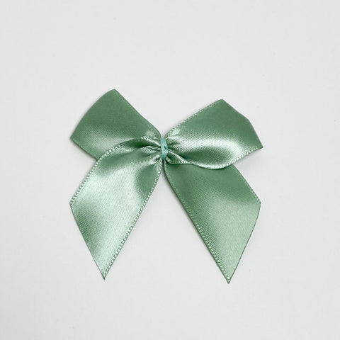 Noeud satin "Vert Sauge"