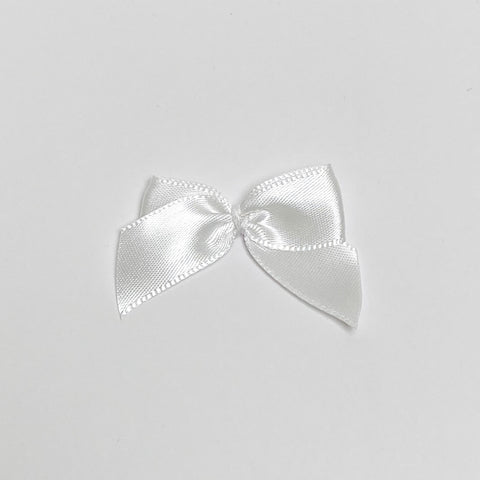 Noeud satin "Blanc"