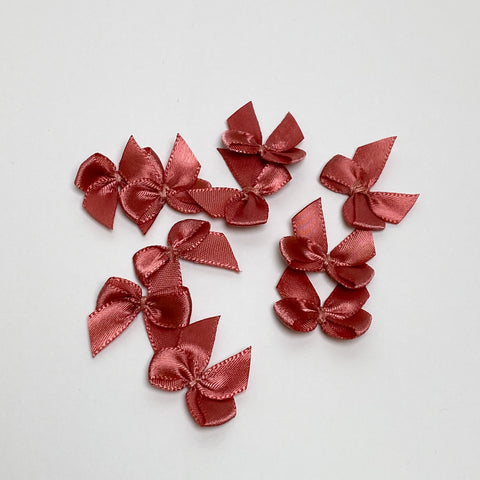 Noeud satiné "Bois de Rose"