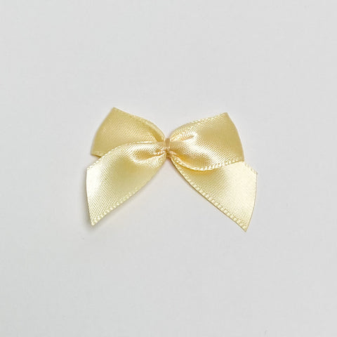 Noeud satin "Vanille"