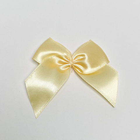 Noeud satin "Vanille"