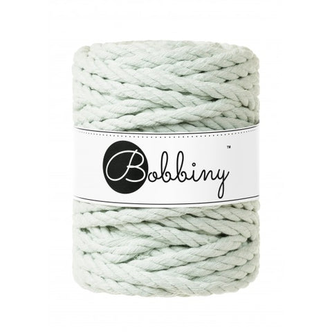 Milky Green / MAKRAMEE-SCHNÜRE 3PLY 9MM 30M
