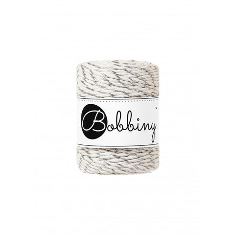 Silver Twist / MAKRAMEE-SCHNÜRE 3PLY 3MM 50M