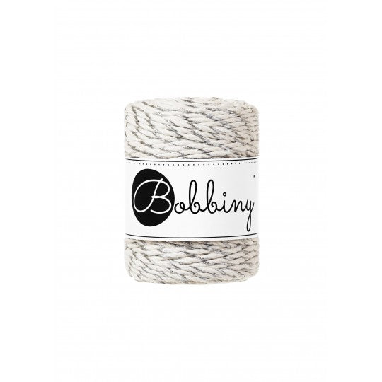 Silver Twist / MACRAME CORD 3PLY 3MM 50M