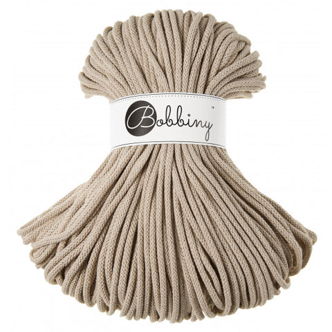 Beige / braided cord 5MM 100M