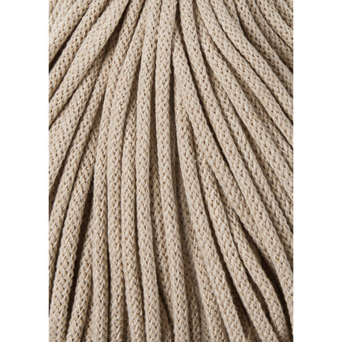 Beige / braided cord 5MM 100M